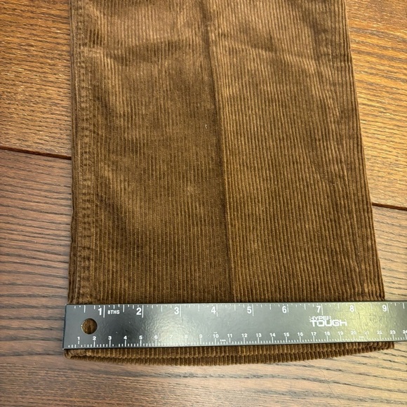 M. Gordon Men’s Vintage Corduroy Pleated Pants W34 L34 Bear Brown 5 Pockets NWT - Picture 13 of 16